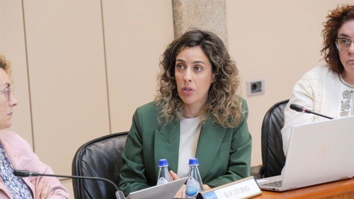 La portavoz de Vivenda del BNG en el Parlamento, Alexandra Fernández