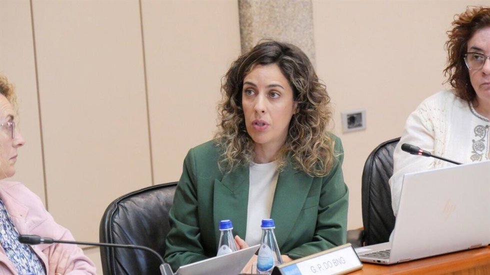 La portavoz de Vivenda del BNG en el Parlamento, Alexandra Fernández