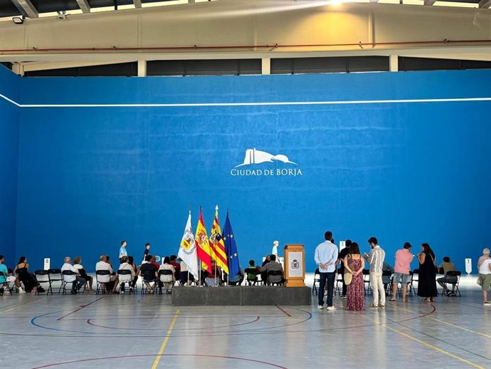 Borja inaugura su pabellón polivalente tras invertir más de un millón de euros del plan PLUS de la DPZ