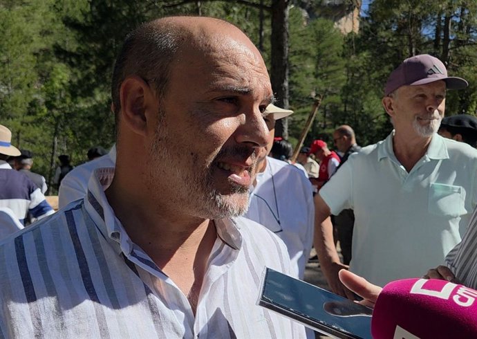 El presidente de las Cortes de Castilla-La Mancha, Pablo Bellido,  ha participado este sábado en la XXX Fiesta Ganchera del Alto Tajo.