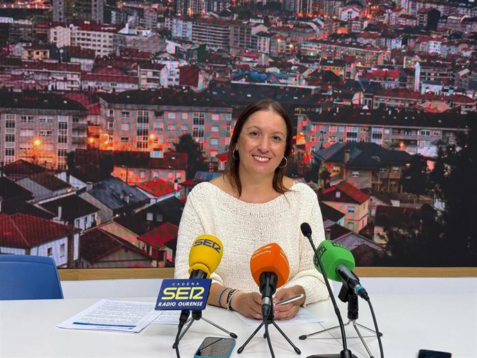 La candidata del PP a la Alcaldía en Ourense, Ana Méndez