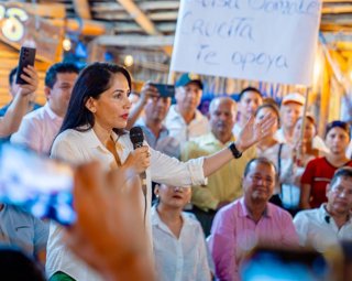 Archivo - La excanidata presidencial opositora Luisa González (archivo)
