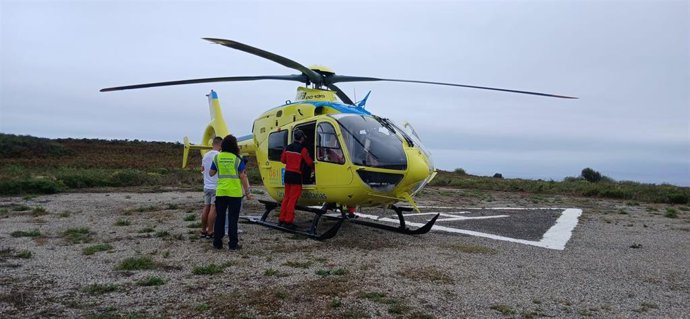 Evacuación de una menor en la Isla de Ons