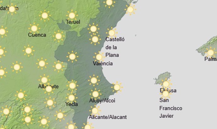 Mapa del tiempo