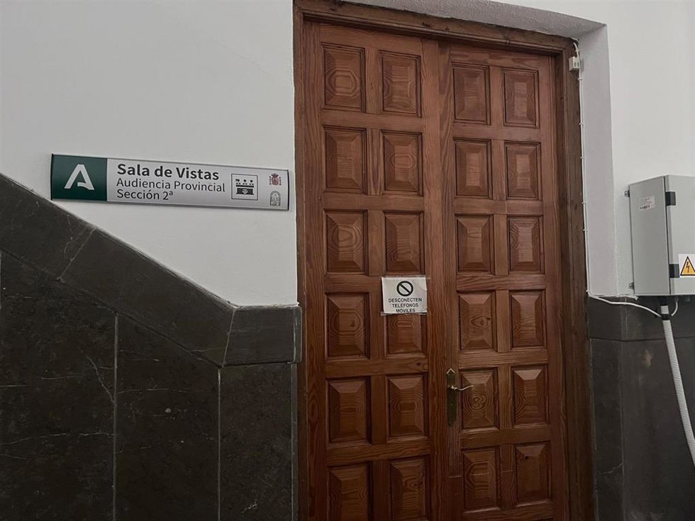 Archivo - Sala de vistas de la Sección Segunda de la Audiena Provincial de Granada.