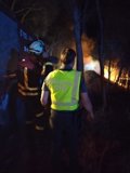 Un incendio forestal en Peralta afecta a 200 metros de masa forestal
