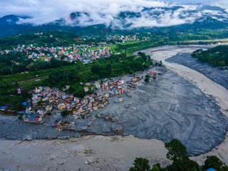 Riuada de Rasuwa, al Nepal (imatge d'arxiu)