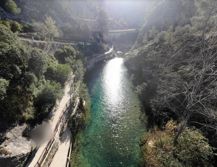 Archivo - Barranco del Pou Clar, en Ontinyent (Valencia)