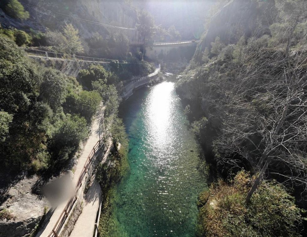 Archivo - Barranco del Pou Clar, en Ontinyent (Valencia)