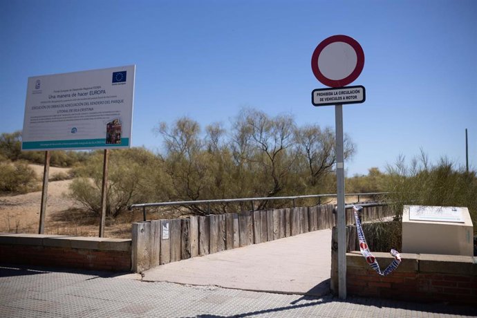 Imágenes de donde ha sido localizado el cadáver de la víctima. A 28 de agosto de 2026 en Isla Cristina, Huelva (Andalucía, España). 