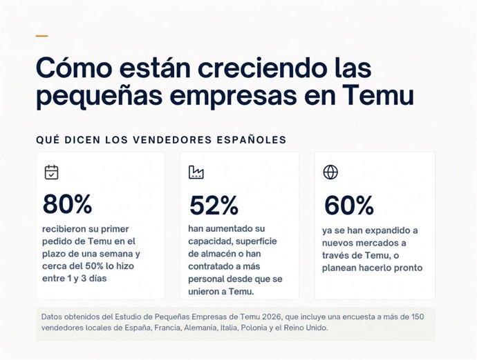 Cómo están creciendo las pequeñas empresas en Temu