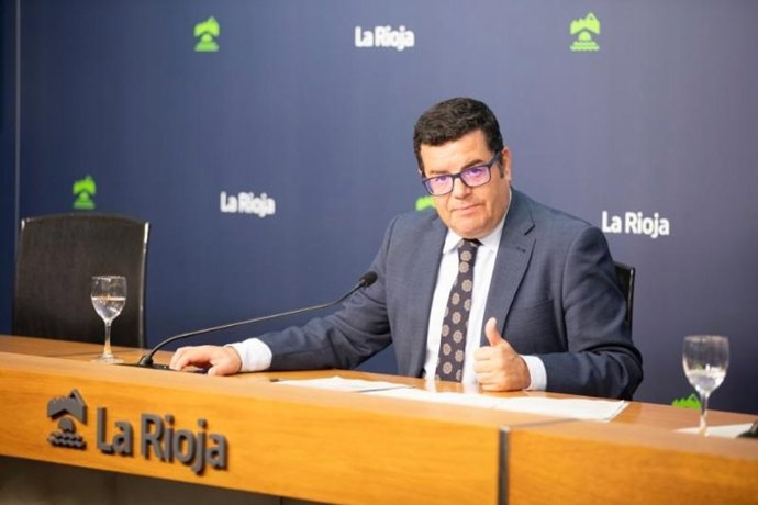 Archivo - Alfonso Domínguez, en la rueda de prensa
