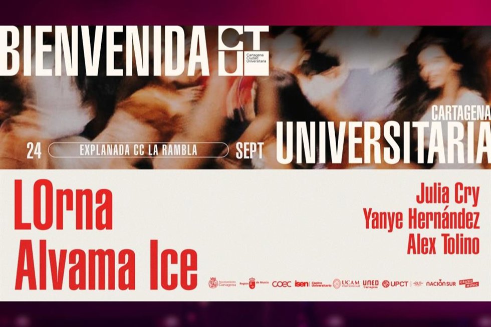 Cartel de la primera edición de la Bienvenida Universitaria