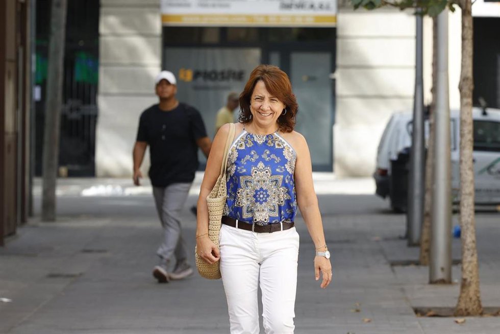 Archivo - La expresidenta del Parlament, Anna Erra, a su llegada a una reunión de la ejecutiva de Junts