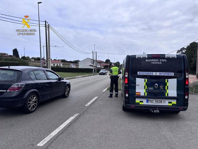 Guardia Civil de Tráfico en Asturias.