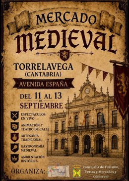 Cartel del Mercado Medieval de Torrelavega.