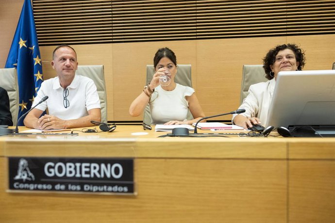 La ministra de Juventud e Infancia, Sira Rego (c), comparece ante la Comisión de Juventud e Infancia del congreso, a 31 de agosto de 2026, en Madrid (España). La comparecencia se produce a petición propia para informar sobre el trabajo desarrollado por su
