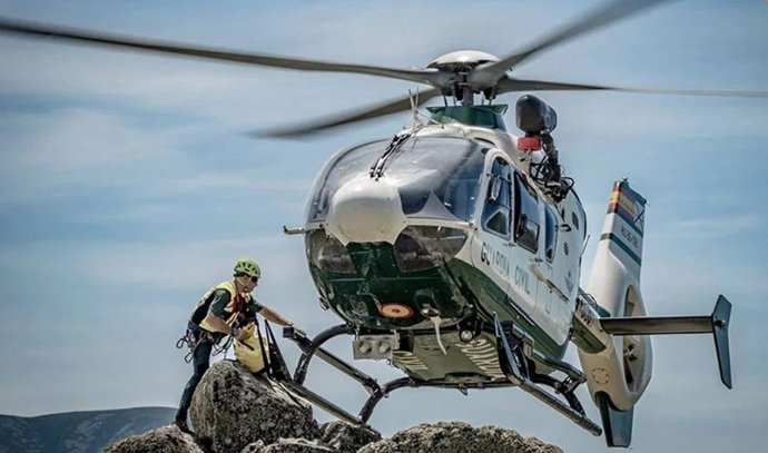 Helicóptero del GREIM de la Guardia Civil.