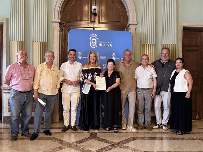 Firma del acuerdo con la Federación Onubense de Peñas Flamencas.