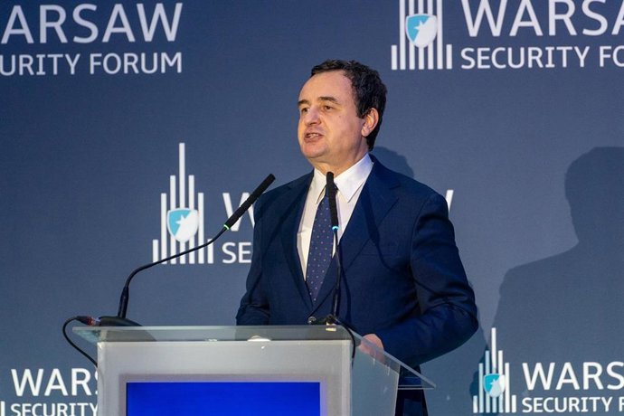 Archivo - El primer ministro de Kosovo, Albin Kurti 
