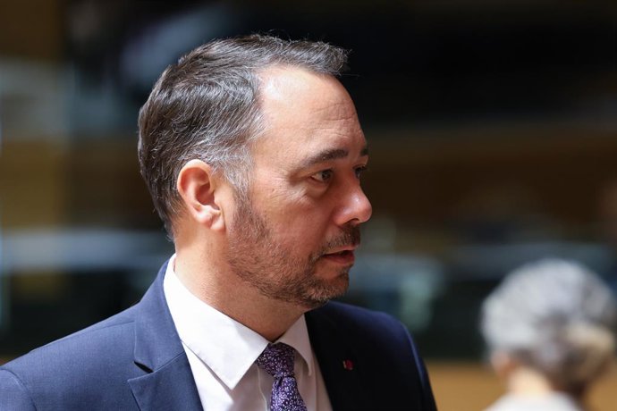 Archivo - Arquivo - O ministro das Relações Exteriores da Bélgica, Maxime Prévot