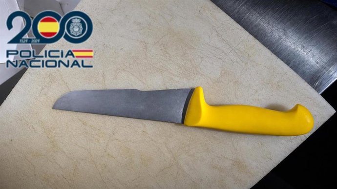 Cuchillo intervenido.