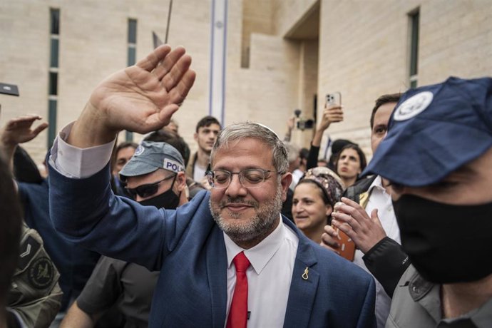 Archivo - El ministro de Seguridad Nacional de Israel, el ultraderechista Itamar Ben Gvir.