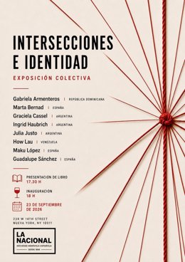 Cartel de la exposición 'Intersecciones e identidad'.