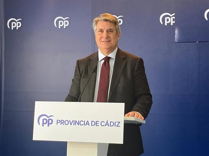 Archivo - Ignacio Romaní, diputado del PP por la provincia de Cádiz.