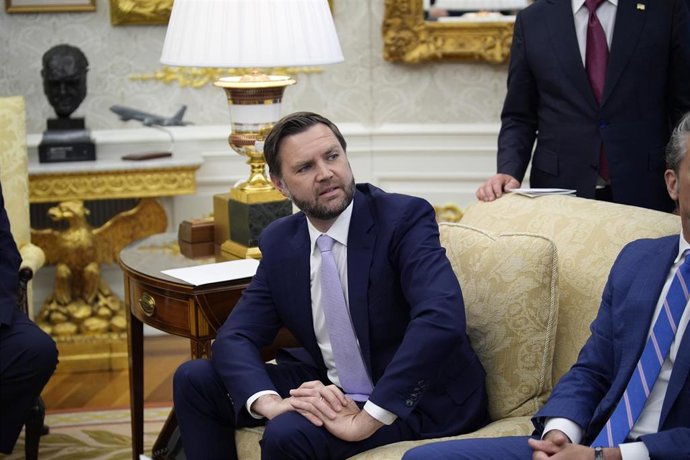 Archivo - El vicepresidente de Estados Unidos, JD Vance, en una imagen de archivo