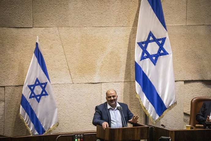 Archivo - Arquivo - O líder do partido israelense Lista Árabe Conjunta, Mansur Abbas