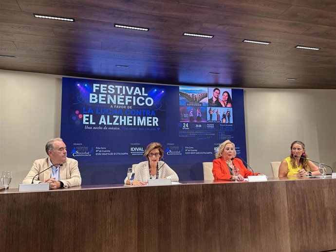 Presentación del Festival Benéfico a favor de la Lucha contra el Alzheimer.