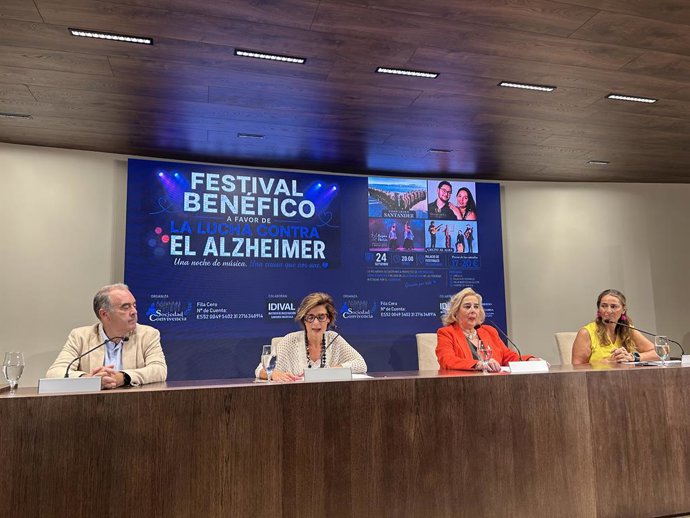 Presentación del Festival Benéfico a favor de la Lucha contra el Alzheimer.