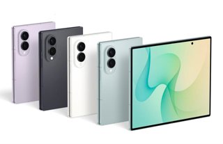 Imagen del Galaxy Z Fold 8 en varios colores.