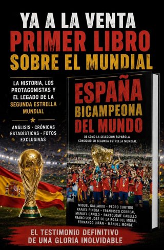 'España bicampeona del mundo de fútbol 2026', el primer libro sobre la segunda estrella.
