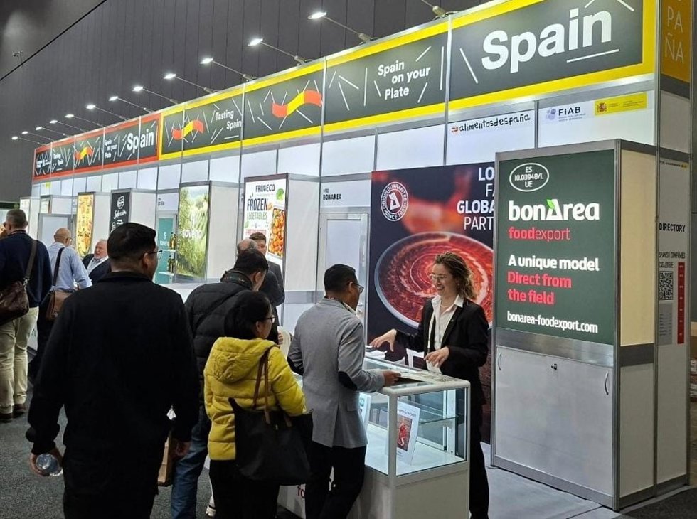 Stand de empresas alimentarias