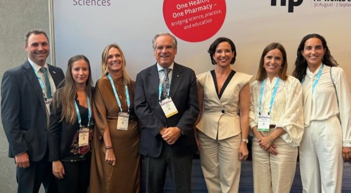 Imagen de la representación del Consejo General de Colegios Oficiales de Farmacéuticos en el Congreso Mundial de la FIP.