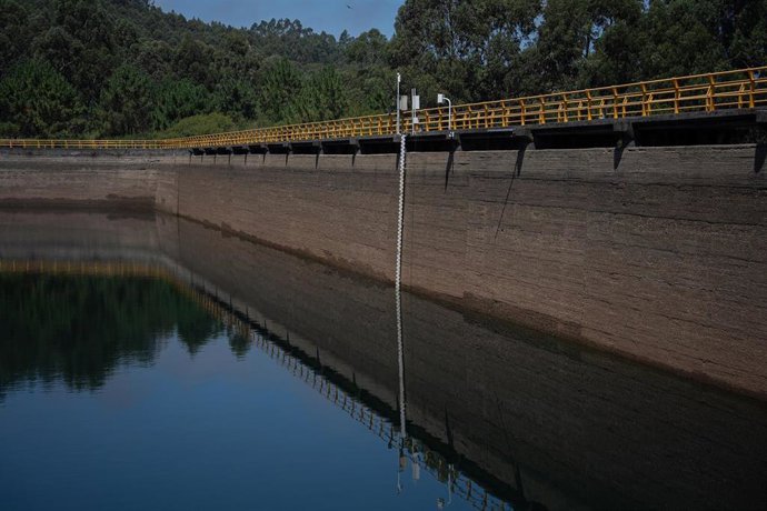 Archivo - Embalse de Baíña, a 8 de julio de 2026, en Baiona, Pontevedra, Galicia (España). 