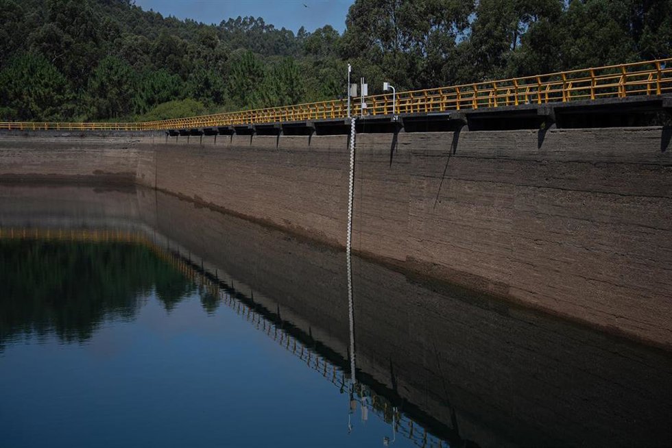Archivo - Embalse de Baíña, a 8 de julio de 2026, en Baiona, Pontevedra, Galicia (España).