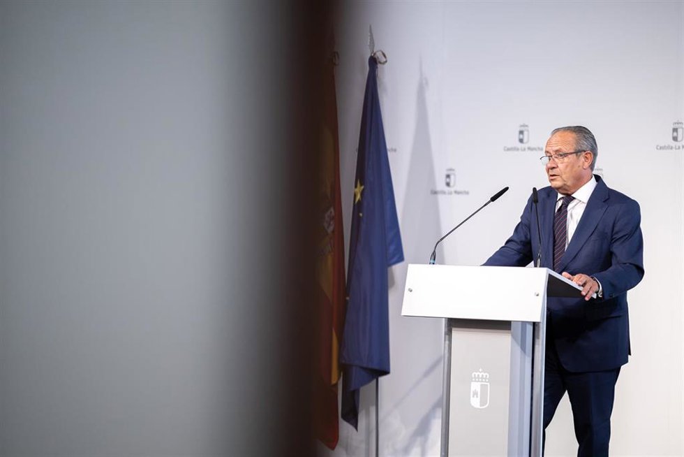 El consejero de Hacienda, Administraciones Públicas y Transformación Digital, Juan Alfonso Ruiz Molina