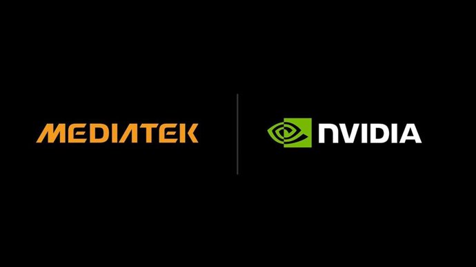 Logos de Nvidia y MediaTek.
