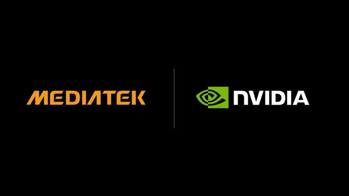 Logos de Nvidia y MediaTek.