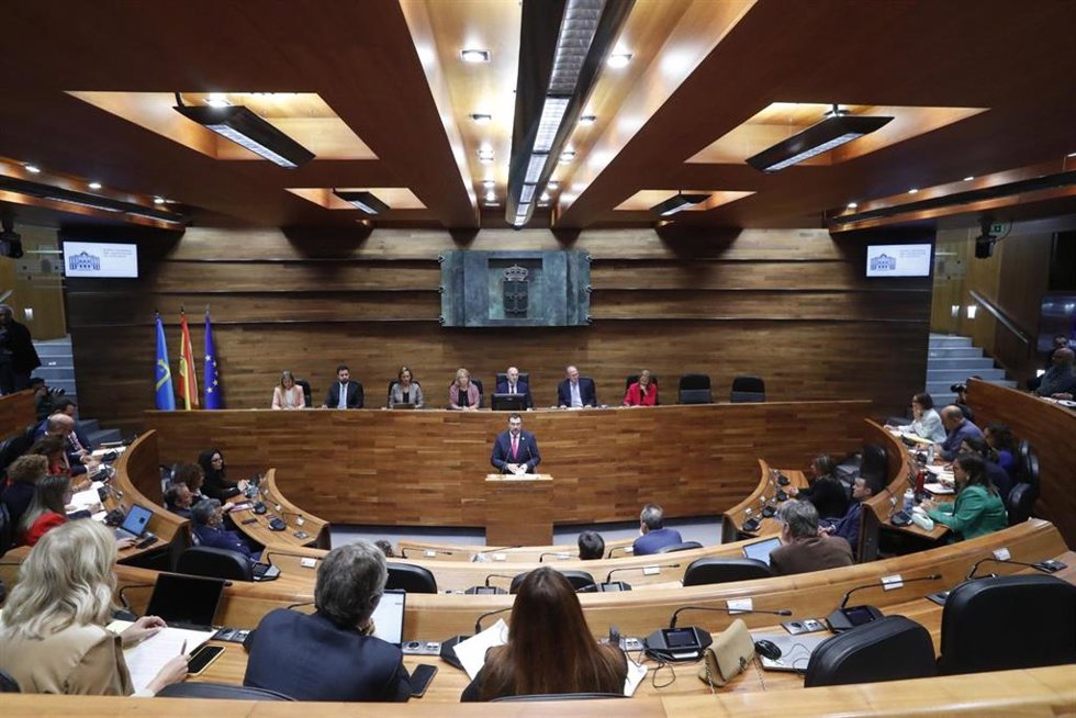 Archivo - Debate de Orientación Política General de Asturias, en una imagen de archivo