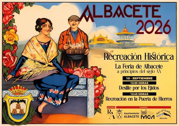 Cartel de la recreación histórica de la Feria de Albacete.