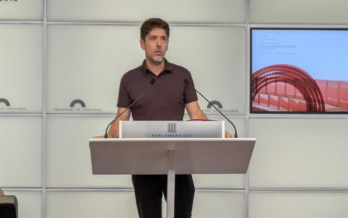 El portavoz de los Comuns en el Parlament, David Cid