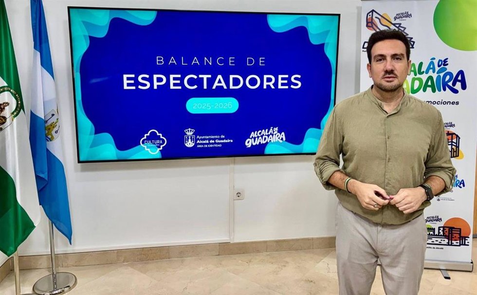 El delegado municipal de Cultura en Alcalá, en la presentación del balance de espectáculos y públicos de la temporada 25/26