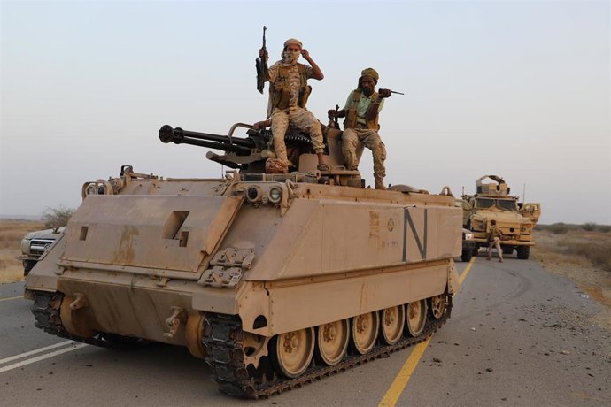 Archivo - Militares del Ejército de Yemen (archivo)