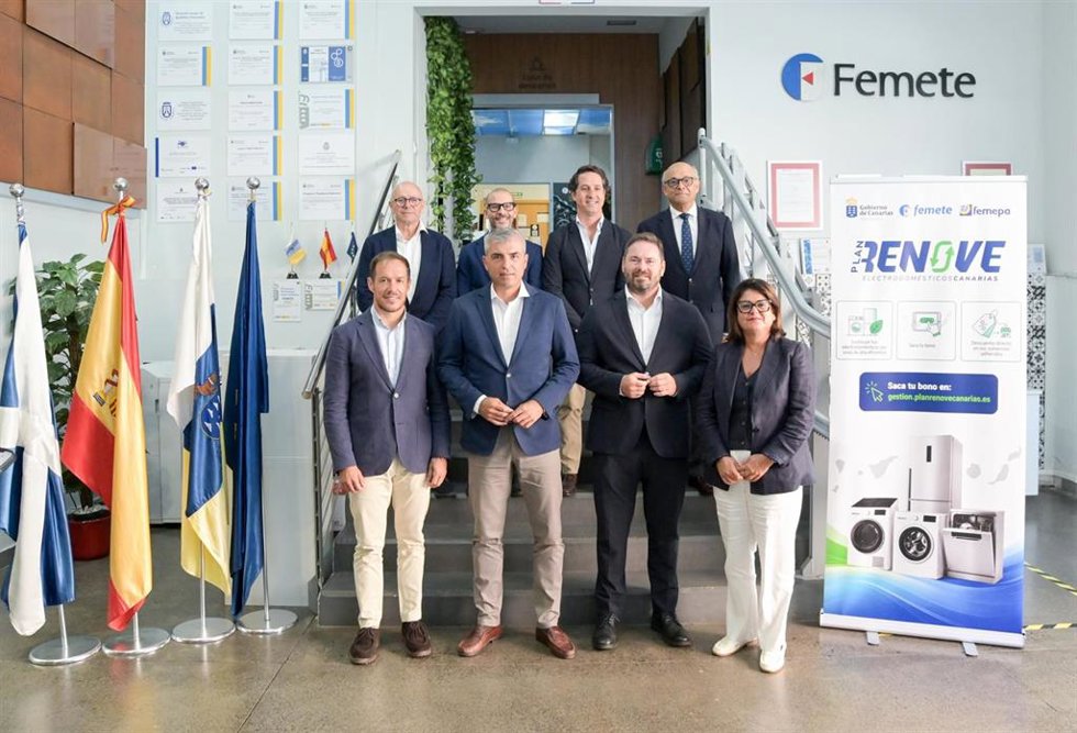 Presentación del plan renove de electrodomésticos del Gobierno de Canarias