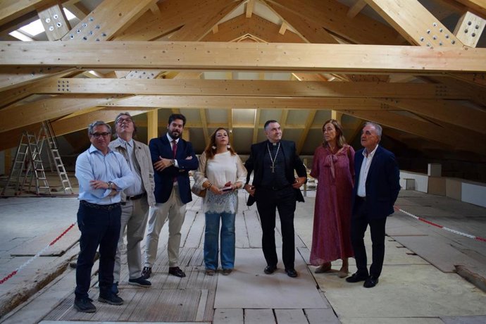 Presentación de las obras de restauración del Palacio Episcopal de Palencia.