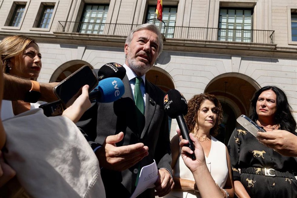 El presidente del Gobierno de Aragón, Jorge Azcón.